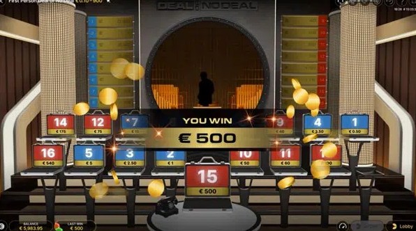 first person deal or no deal live